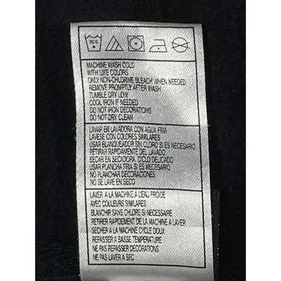 Reebok-Las Vegas Raiders Full Zip Fleece Jacket Silver & Black NFL Women’s Large - Picture 11 of 13